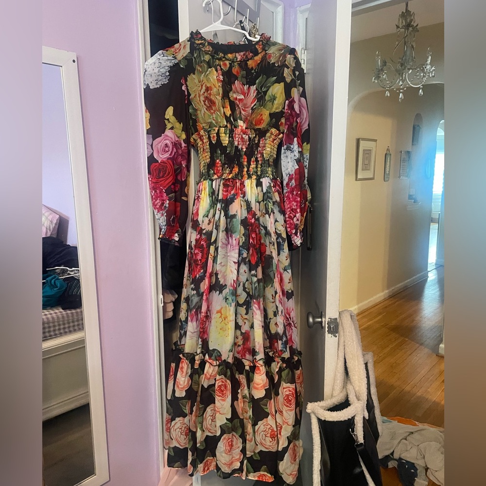 Floral midi/maxi dress
